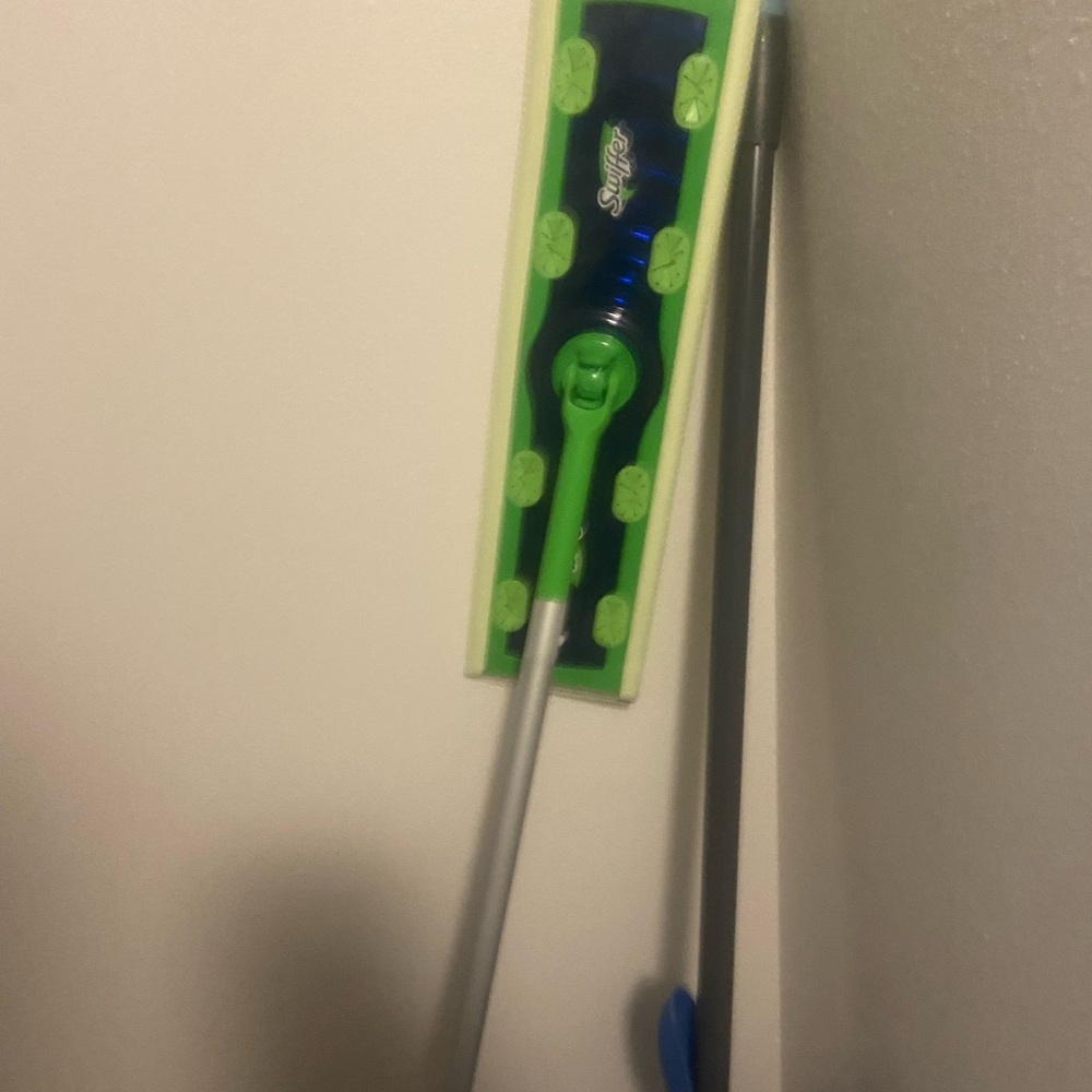 Swiffer WetJet Mop with Green and Blue Accents